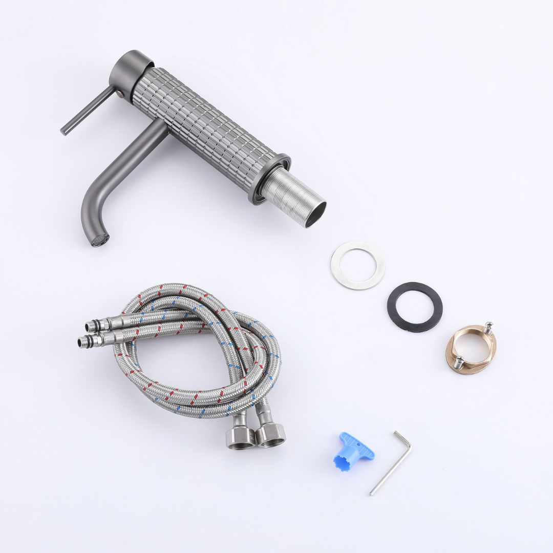 Opbouw wastafelkraan Angelica - Gunmetal grey