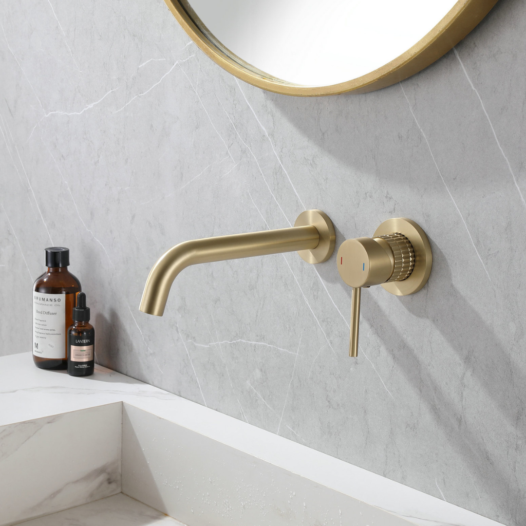 Inbouw wastafelkraan Angelica - Brushed gold