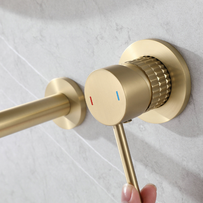 Inbouw wastafelkraan Angelica - Brushed gold