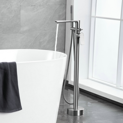Vrijstaande badkraan Emilia - Gunmetal grey