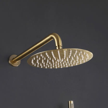 Inbouw Regendoucheset Vincent – Staafhanddouche – Brushed Gold