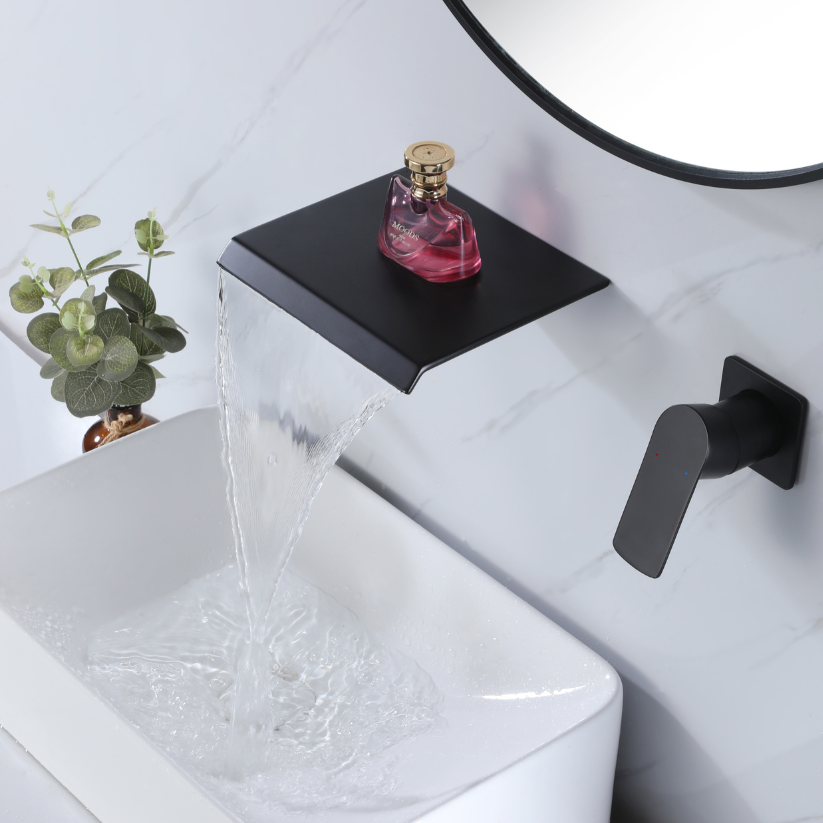 Inbouw wastafelkraan Louise - Mat zwart