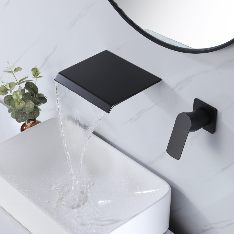 Inbouw wastafelkraan Louise - Mat zwart