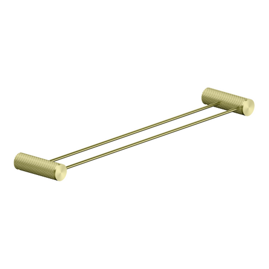 Dubbele Handdoekrek Valencia - Brushed Gold
