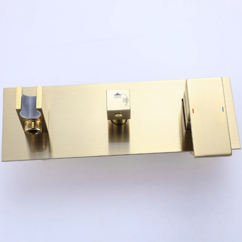 Inbouw Regendoucheset Antoinette - Brushed gold