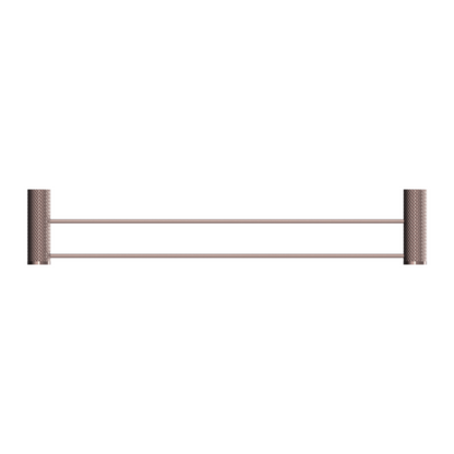 Dubbele Handdoekrek Valencia - Brushed Bronze