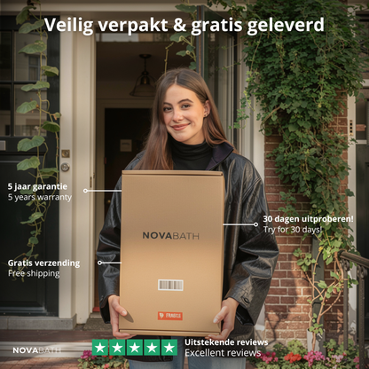 Robinet de bain indépendant Lisandro – Sortie d'eau en cascade – Or brossé