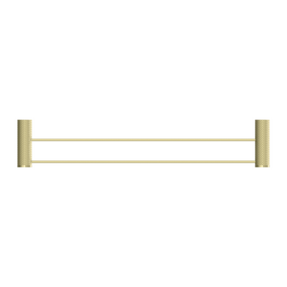 Dubbele Handdoekrek Valencia - Brushed Gold
