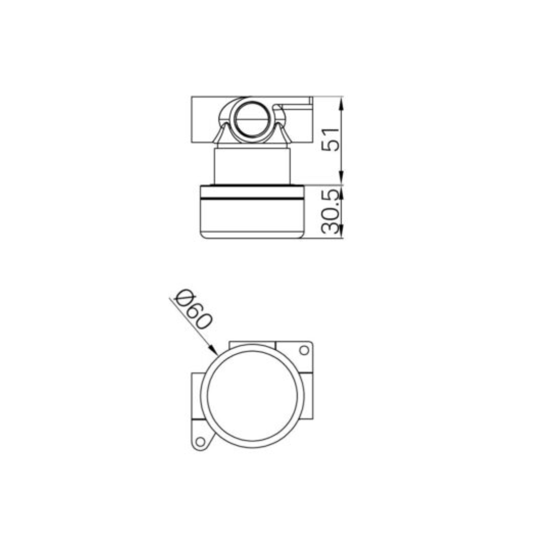 Inbouw mengkraan – Sorrento – Carrara – Matte black