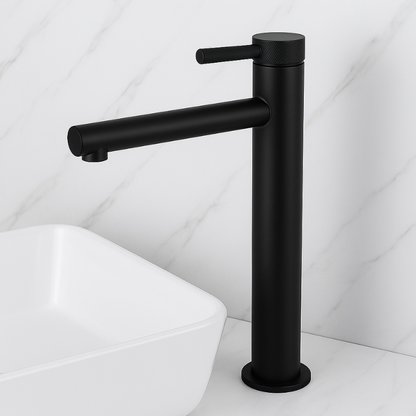Hoge wastafelkraan Taylor - Mat zwart