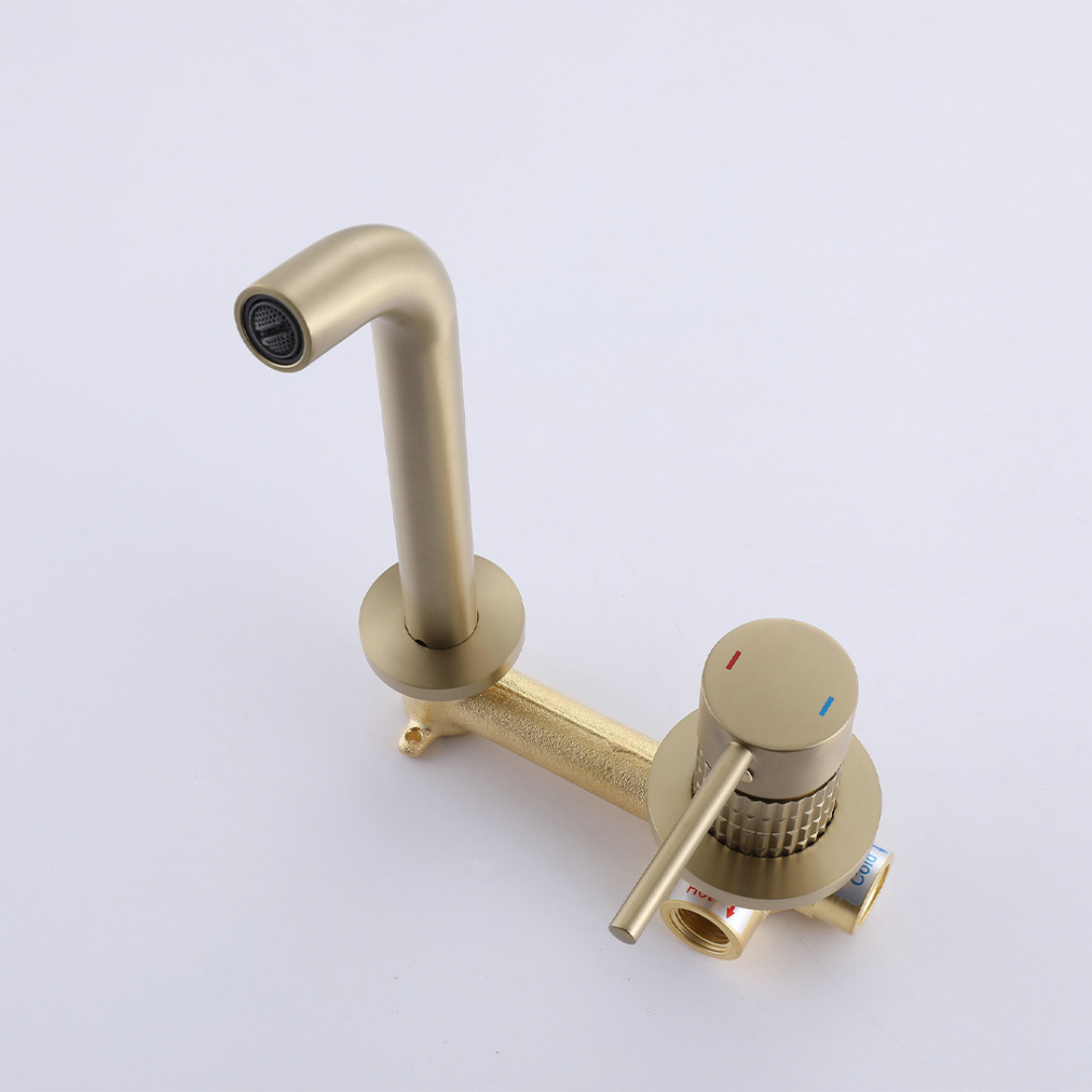 Inbouw wastafelkraan Angelica - Brushed gold