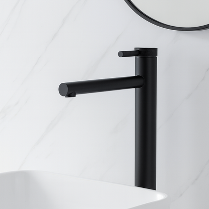 Hoge wastafelkraan Taylor - Mat zwart