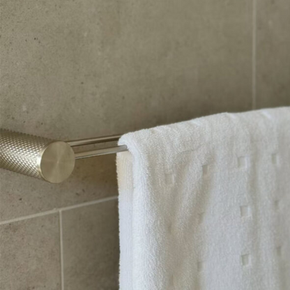 Dubbele Handdoekrek Valencia - Brushed nickel
