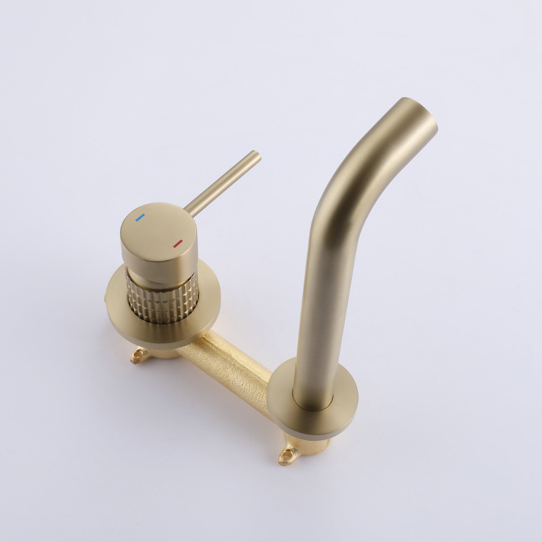Inbouw wastafelkraan Angelica - Brushed gold