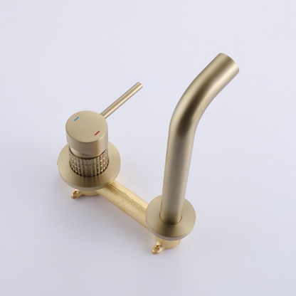 Inbouw wastafelkraan Angelica - Brushed gold