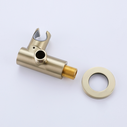 Inbouw Regendoucheset Vincent – Staafhanddouche – Brushed Gold