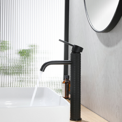 Hoge wastafelkraan Angelica - Matte black