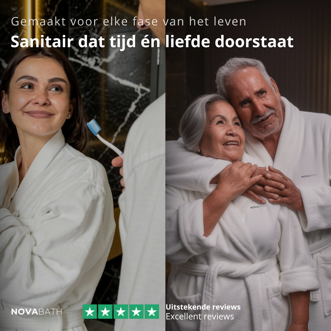 Robinet de bain indépendant Lisandro – Sortie d'eau en cascade – Or brossé