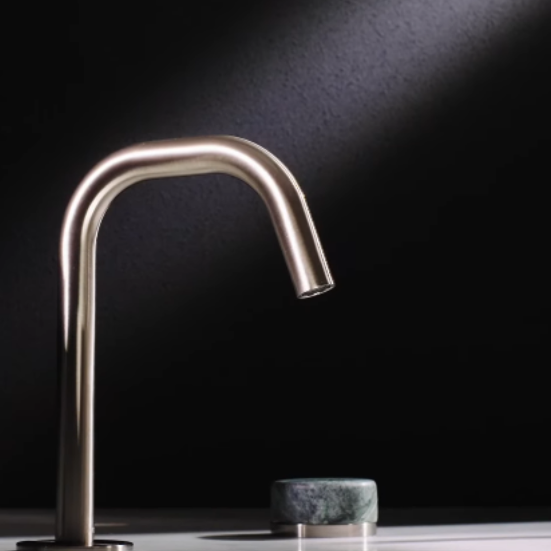 Robinet encastré – Sorrento – Verde Alpi – Nickel brossé