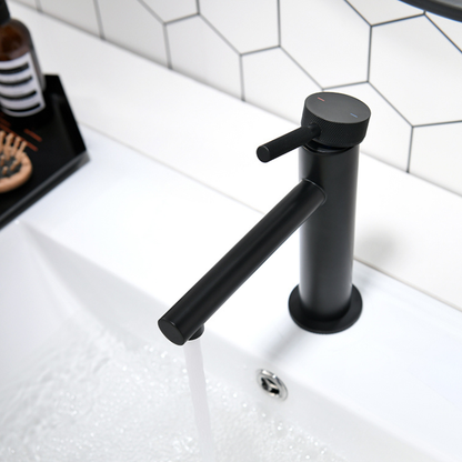 Mitigeur lavabo encastré Taylor - Noir mat