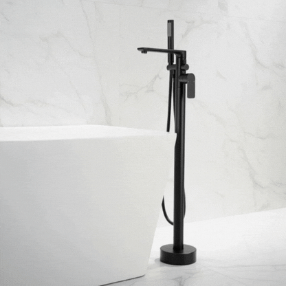 Robinet de baignoire indépendant Emilia - Noir mat