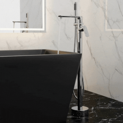 Robinet de baignoire indépendant Emilia - Chrome